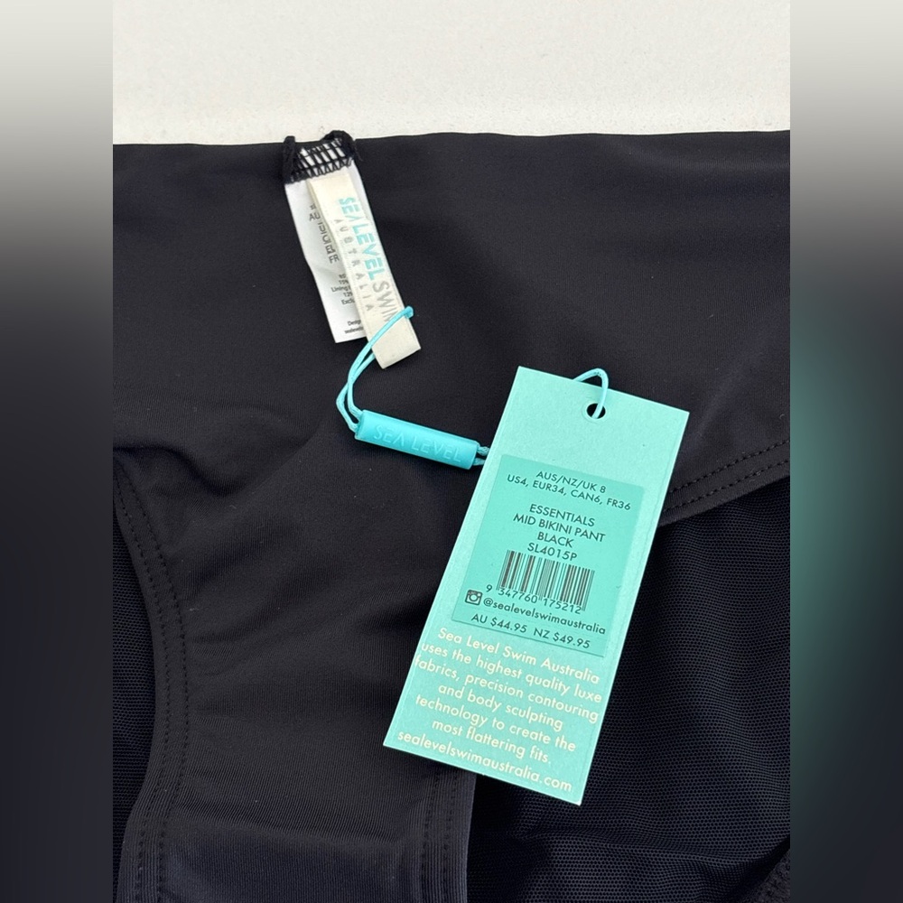Sea Level Swim Mid Bikini Bottom NWT - Picture 5 of 7
